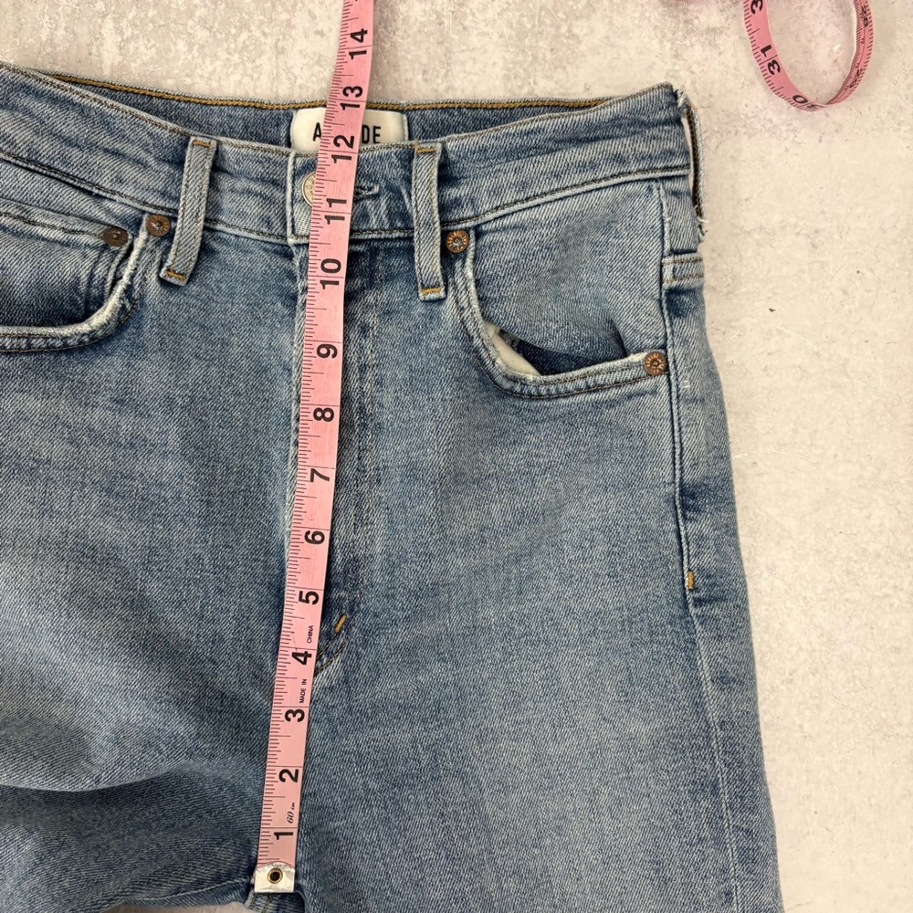AGOLDE || Pinch Waist Jeans in Debut Blue Wash 24 - Picture 8 of 10